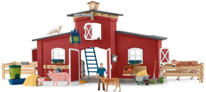 Schleich Farm World 42606 - Punainen Lato ryhmässä LELUT, TUOTTEET LAPSILLE JA VAUVOILLE / Leikkikalut, Askartelu &Pelit / Figuurit & miniatyyrit @ TP E-commerce Nordic AB (C47884)