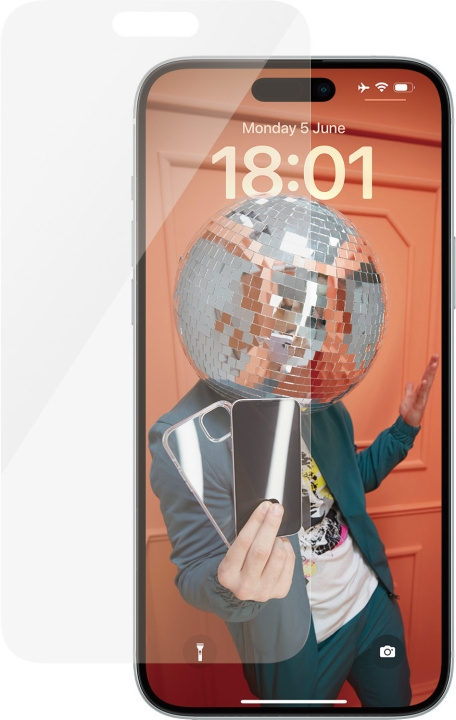 PanzerGlass Skärmskydd, iPhone 15 Plus ryhmässä ÄLYPUHELIMET JA TABLETIT / Puhelimen suojakotelo / Apple / iPhone 15 @ TP E-commerce Nordic AB (C47962)
