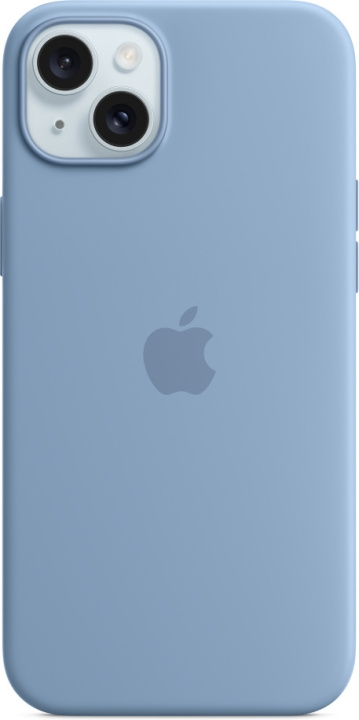 Apple iPhone 15 Plus silikonikuori MagSafella, talvensininen ryhmässä ÄLYPUHELIMET JA TABLETIT / Puhelimen suojakotelo / Apple / iPhone 15 @ TP E-commerce Nordic AB (C48004)