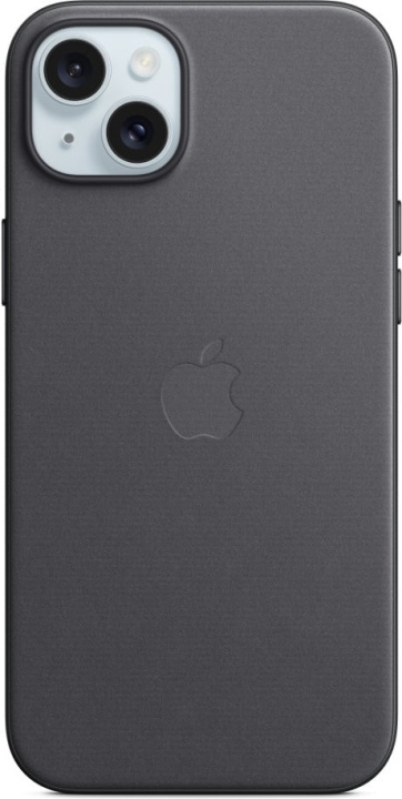 Apple iPhone 15 Plus FineWoven-kuori MagSafella, musta ryhmässä ÄLYPUHELIMET JA TABLETIT / Puhelimen suojakotelo / Apple / iPhone 15 @ TP E-commerce Nordic AB (C48017)