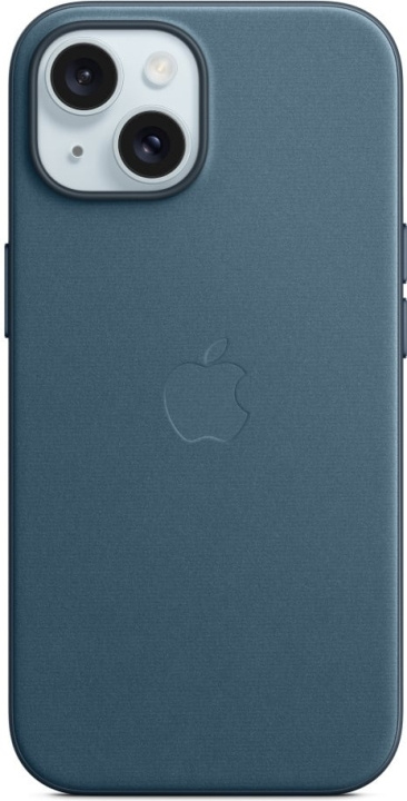 Apple iPhone 15 FineWoven-kuori MagSafella, tyynen­meren­sininen ryhmässä ÄLYPUHELIMET JA TABLETIT / Puhelimen suojakotelo / Apple / iPhone 15 @ TP E-commerce Nordic AB (C48023)