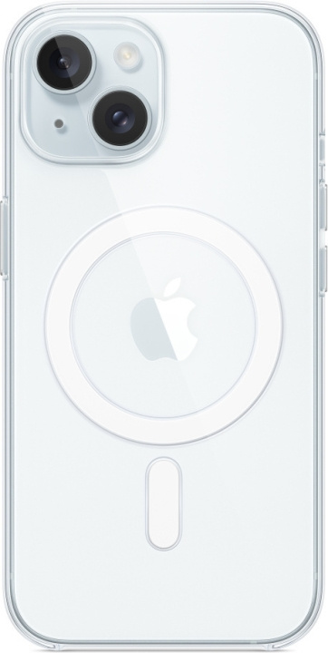 Apple iPhone 15 kirkas kuori MagSafella, läpinäkyvä ryhmässä ÄLYPUHELIMET JA TABLETIT / Puhelimen suojakotelo / Apple / iPhone 15 @ TP E-commerce Nordic AB (C48028)