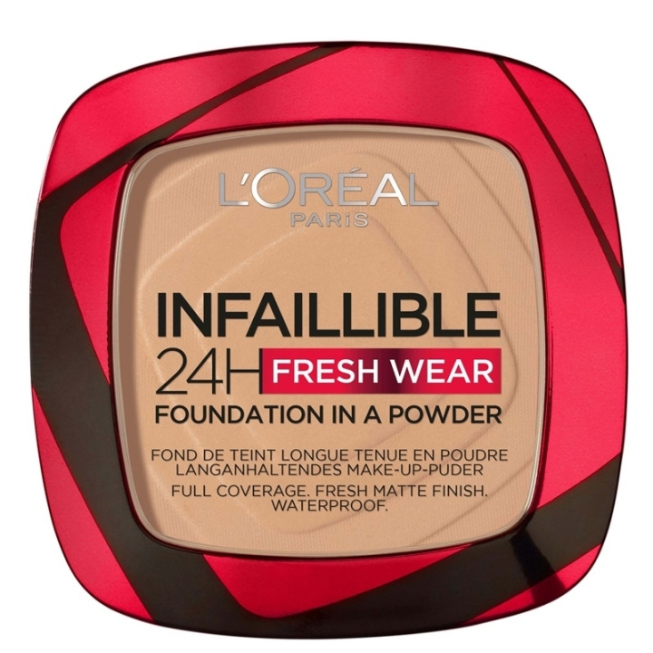 L\'ORÉAL PARIS L\'Oreal Infaillible 24h Fresh Wear Powder Foundation Golden Beige 140 ryhmässä KAUNEUS JA TERVEYS / Meikit / Meikit Kasvot / Meikkivoide @ TP E-commerce Nordic AB (C48267)