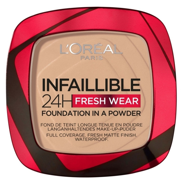 L\'ORÉAL PARIS L\'Oreal Infaillible 24h Fresh Wear Powder Foundation True Beige 130 ryhmässä KAUNEUS JA TERVEYS / Meikit / Meikit Kasvot / Meikkivoide @ TP E-commerce Nordic AB (C48275)