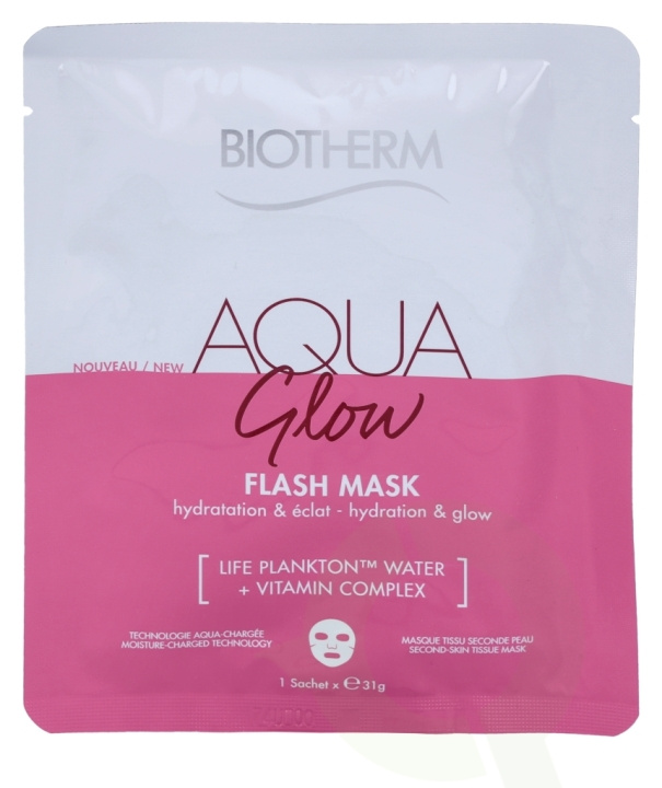 Biotherm Aqua Glow Flash Mask 31 gr Sensitive Skin ryhmässä KAUNEUS JA TERVEYS / Ihonhoito / Kasvot / Naamiot @ TP E-commerce Nordic AB (C48429)