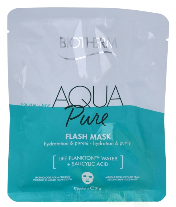 Biotherm Aqua Pure Flash Mask 31 gr Hydration & Purity ryhmässä KAUNEUS JA TERVEYS / Ihonhoito / Kasvot / Naamiot @ TP E-commerce Nordic AB (C48430)