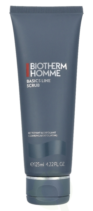 Biotherm Homme Basics Line Scrub 125 ml ryhmässä KAUNEUS JA TERVEYS / Ihonhoito / Kasvot / Kuorinta @ TP E-commerce Nordic AB (C48431)