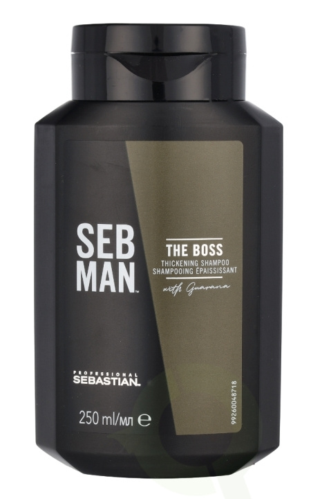 Sebastian Seb Man The Boss Thickening Shampoo 250 ml ryhmässä KAUNEUS JA TERVEYS / Hiukset &Stailaus / Hiustenhoito / Shampoo @ TP E-commerce Nordic AB (C48633)