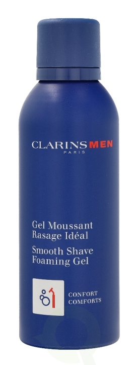 Clarins Men Smooth Shave Foaming Gel 150 ml ryhmässä KAUNEUS JA TERVEYS / Hiukset &Stailaus / Sheivaus ja trimmaus / Partahöylät & Tarvikkeet @ TP E-commerce Nordic AB (C48791)