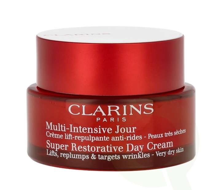 Clarins Super Restorative Day Cream 50 ml Dry Skin ryhmässä KAUNEUS JA TERVEYS / Ihonhoito / Kasvot / Kasvovoide @ TP E-commerce Nordic AB (C48803)