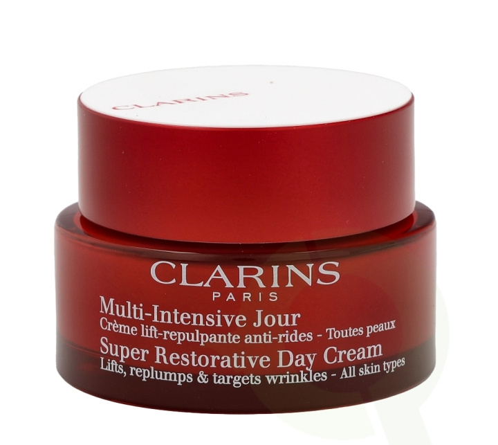 Clarins Super Restorative Day Cream 50 ml All Skin Types ryhmässä KAUNEUS JA TERVEYS / Ihonhoito / Kasvot / Kasvovoide @ TP E-commerce Nordic AB (C48804)