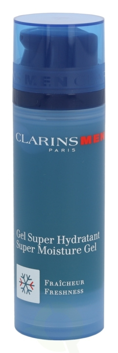 Clarins Men Super Moisture Gel Freshness 50 ml ryhmässä KAUNEUS JA TERVEYS / Ihonhoito / Kasvot / Päivävoide @ TP E-commerce Nordic AB (C48829)