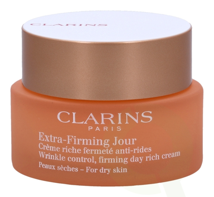 Clarins Extra-Firming Jour Firming Day Rich Cream 50 ml For Dry Skin ryhmässä KAUNEUS JA TERVEYS / Ihonhoito / Kasvot / Kasvovoide @ TP E-commerce Nordic AB (C48831)
