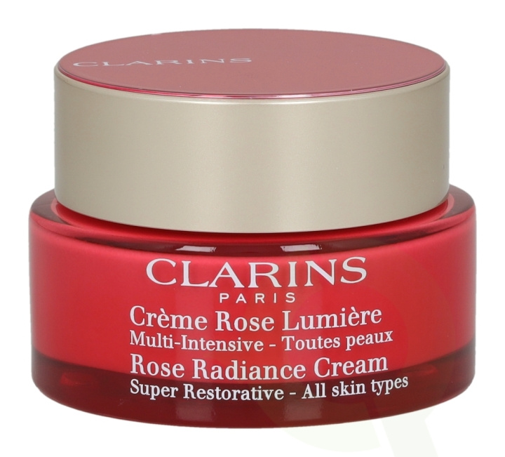 Clarins Super Restorative Rose Radiance Cream 50 ml All Skin Types ryhmässä KAUNEUS JA TERVEYS / Ihonhoito / Kasvot / Kasvovoide @ TP E-commerce Nordic AB (C48834)