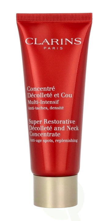 Clarins Super Restorative Decollete & Neck Concentrate 75 ml ryhmässä KAUNEUS JA TERVEYS / Ihonhoito / Kasvot / Seerumit iholle @ TP E-commerce Nordic AB (C48863)