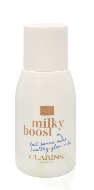 Clarins Milky Boost Skin-Perfecting Milk 50 ml #03 Milky Cashew - Healthy Gold & Hydration ryhmässä KAUNEUS JA TERVEYS / Meikit / Meikit Kasvot / Meikkivoide @ TP E-commerce Nordic AB (C48870)