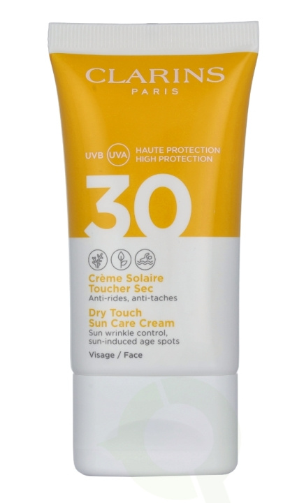 Clarins Dry Touch Sun Care Cream SPF30 50 ml Face , For All Skin Types ryhmässä KAUNEUS JA TERVEYS / Ihonhoito / Rusketus / Aurinkosuoja @ TP E-commerce Nordic AB (C48895)