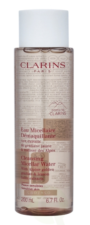 Clarins Cleansing Micellar Water 200 ml Sensitive Skin ryhmässä KAUNEUS JA TERVEYS / Ihonhoito / Kasvot / Puhdistus @ TP E-commerce Nordic AB (C48918)