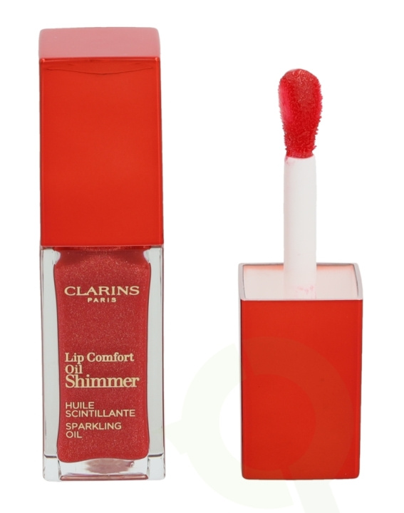 Clarins Lip Comfort Oil Shimmer 7 ml #07 Red Hot ryhmässä KAUNEUS JA TERVEYS / Meikit / Huulet / Huulikiilto / Plumper @ TP E-commerce Nordic AB (C48948)