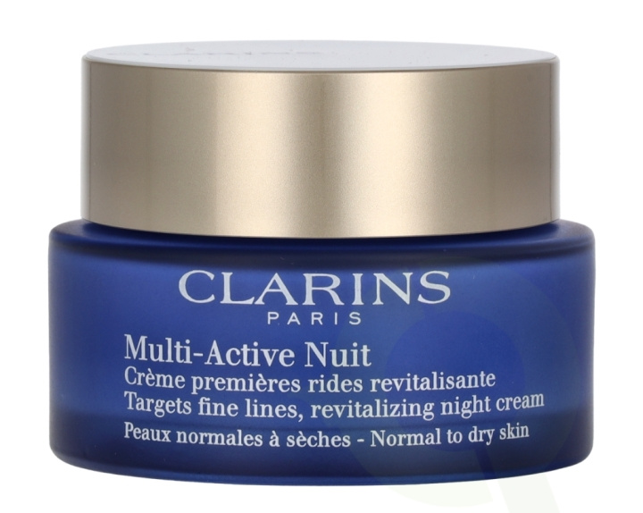 Clarins Multi-Active Nuit Night Cream 50 ml Normal To Dry Skin ryhmässä KAUNEUS JA TERVEYS / Ihonhoito / Kasvot / Yövoide @ TP E-commerce Nordic AB (C48977)