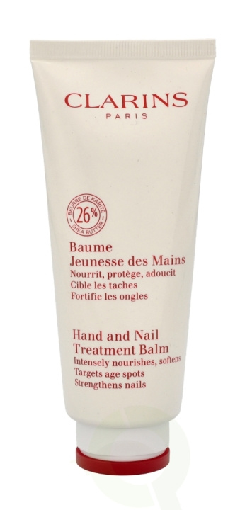 Clarins Hand And Nail Treatment Balm 100 ml Dry To Very Dry Skin ryhmässä KAUNEUS JA TERVEYS / Manikyyri/Pedikyyri / Käsirasva @ TP E-commerce Nordic AB (C48983)