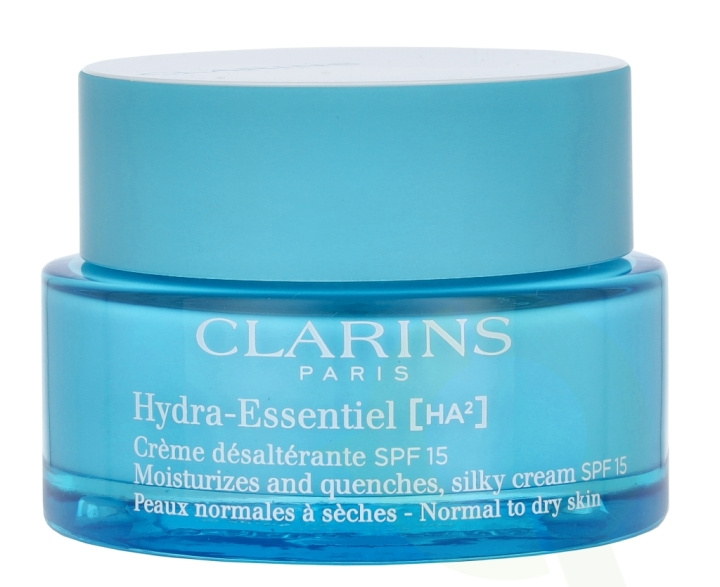 Clarins Hydra-Essentiel Silky Cream SPF15 50 ml Normal To Dry Skin ryhmässä KAUNEUS JA TERVEYS / Ihonhoito / Kasvot / Päivävoide @ TP E-commerce Nordic AB (C48989)