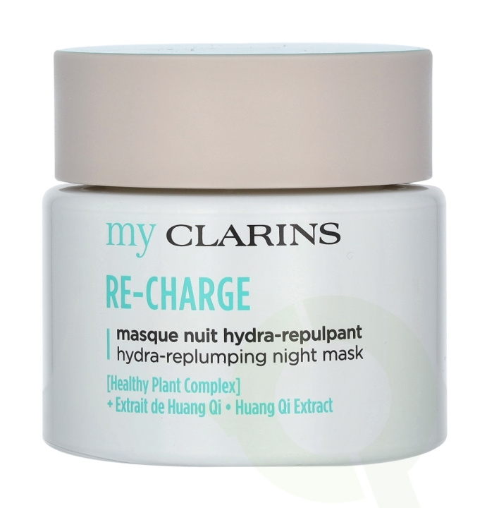 Clarins Re-Charge Hydra-Replumping Night Mask 50 ml All Skin Types ryhmässä KAUNEUS JA TERVEYS / Ihonhoito / Kasvot / Kasvovoide @ TP E-commerce Nordic AB (C49003)