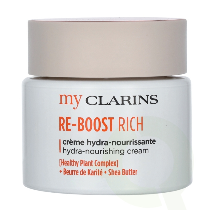 Clarins Re-Boost Rich Hydra-Nourishing Cream 50 ml Dry And Sensitive Skin ryhmässä KAUNEUS JA TERVEYS / Ihonhoito / Kasvot / Päivävoide @ TP E-commerce Nordic AB (C49004)