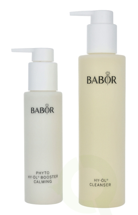 Babor Hy-Oil Cleansing Phyto Booster Calming Set 300 ml Cleansing Oil 200ml/Booster Calming 100ml - For Sensitive Skin ryhmässä KAUNEUS JA TERVEYS / Lahjapakkaukset / Naisten lahjapakkaukset @ TP E-commerce Nordic AB (C49198)