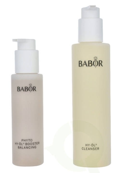 Babor Hy-Oil Cleansing Phyto Booster Balancing Set 300 ml Cleansing Oil 200ml/Booster Balancing 100ml - For Combination Skin ryhmässä KAUNEUS JA TERVEYS / Lahjapakkaukset / Naisten lahjapakkaukset @ TP E-commerce Nordic AB (C49199)
