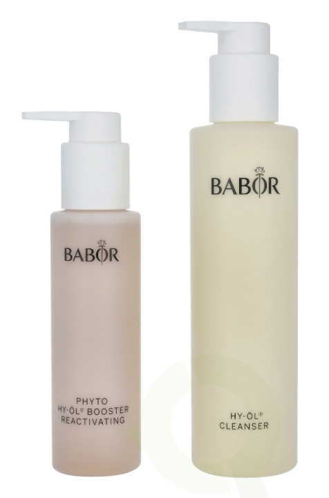 Babor Hy-Oil Cleansing Phyto Booster Reactivating Set 300 ml Cleansing Oil 200ml/Booster Reactivating 100ml - For Mature Skin ryhmässä KAUNEUS JA TERVEYS / Lahjapakkaukset / Naisten lahjapakkaukset @ TP E-commerce Nordic AB (C49200)
