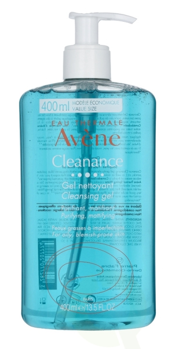Avene Cleanance Cleansing Gel 400 ml For Oily, Blemish-Prone Skin ryhmässä KAUNEUS JA TERVEYS / Ihonhoito / Kasvot / Puhdistus @ TP E-commerce Nordic AB (C49237)