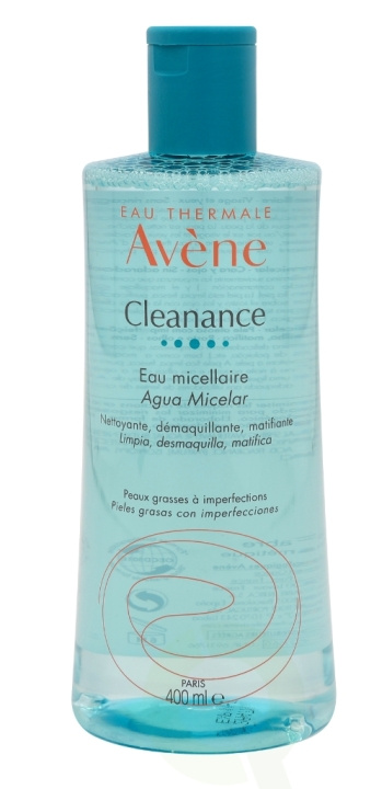Avene Cleanance Micellar Water 400 ml For Oily Blemish-Prone Skin ryhmässä KAUNEUS JA TERVEYS / Meikit / Meikinpoisto @ TP E-commerce Nordic AB (C49254)