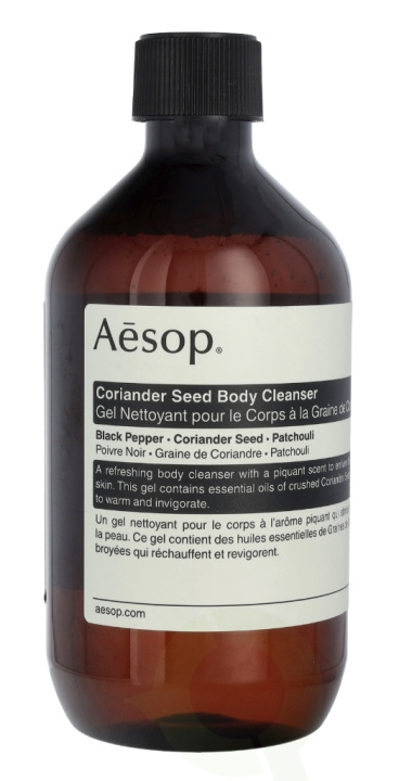 AESOP Coriander Seed Body Cleanser 500 ml ryhmässä KAUNEUS JA TERVEYS / Ihonhoito / Kehon hoito / Kylpy- ja suihkugeelit @ TP E-commerce Nordic AB (C49326)