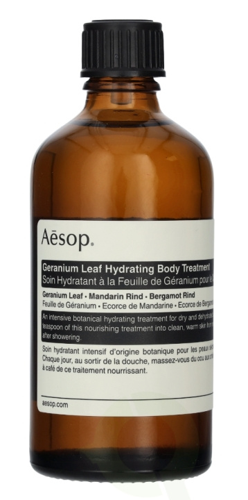 AESOP Geranium Leaf Hydrating Body Treatment 100 ml ryhmässä KAUNEUS JA TERVEYS / Ihonhoito / Kehon hoito / Vartalovoide @ TP E-commerce Nordic AB (C49335)