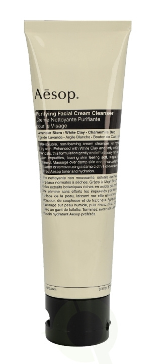AESOP Purifying Facial Cream Cleanser 100 ml ryhmässä KAUNEUS JA TERVEYS / Ihonhoito / Kasvot / Puhdistus @ TP E-commerce Nordic AB (C49343)