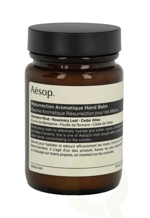 AESOP Resurrection Aromatique Hand Balm 120 ml ryhmässä KAUNEUS JA TERVEYS / Manikyyri/Pedikyyri / Käsirasva @ TP E-commerce Nordic AB (C49345)