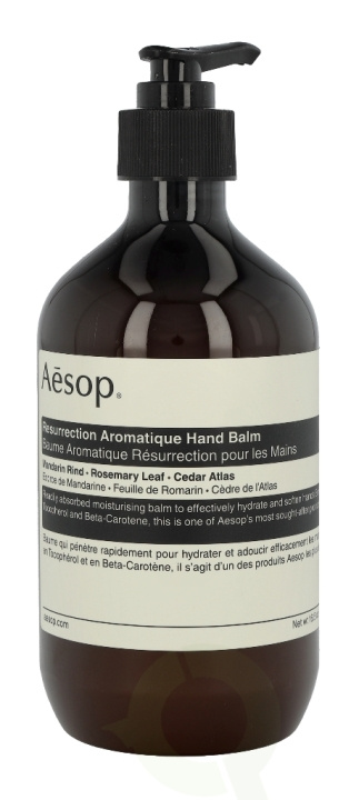 AESOP Resurrection Aromatique Hand Balm 500 ml ryhmässä KAUNEUS JA TERVEYS / Manikyyri/Pedikyyri / Käsirasva @ TP E-commerce Nordic AB (C49346)