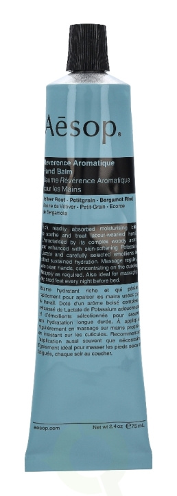 AESOP Reverence Aromatique Hand Balm 75 ml ryhmässä KAUNEUS JA TERVEYS / Manikyyri/Pedikyyri / Käsirasva @ TP E-commerce Nordic AB (C49349)