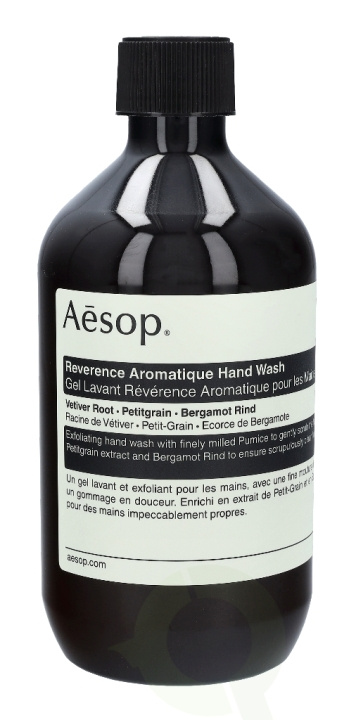 AESOP Reverence Aromatique Hand Wash 500 ml ryhmässä KAUNEUS JA TERVEYS / Ihonhoito / Kehon hoito / Kylpy- ja suihkugeelit @ TP E-commerce Nordic AB (C49351)
