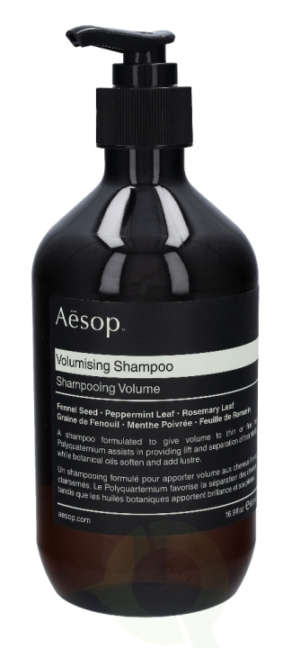 AESOP Volumising Shampoo 500 ml ryhmässä KAUNEUS JA TERVEYS / Hiukset &Stailaus / Hiustenhoito / Shampoo @ TP E-commerce Nordic AB (C49356)