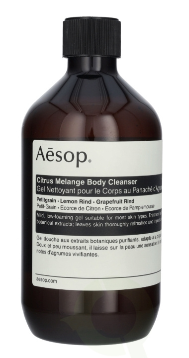 AESOP Citrus Melange Body Cleanser 500 ml ryhmässä KAUNEUS JA TERVEYS / Ihonhoito / Kehon hoito / Kylpy- ja suihkugeelit @ TP E-commerce Nordic AB (C49370)