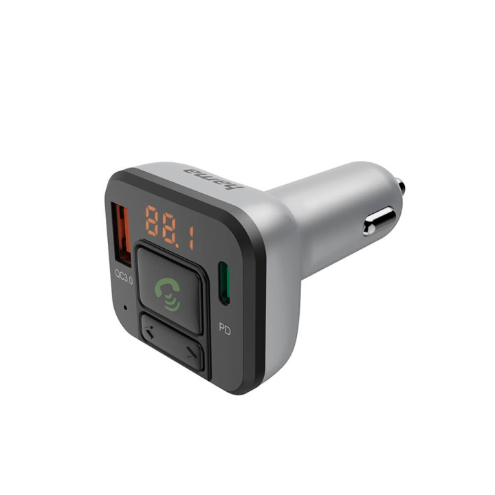 Hama FM-transmitter Bluetooth Hands-Free USB-C PD/QC ryhmässä AUTO / Auton äänijärjestelmä & Multimedia / FM-lähetin @ TP E-commerce Nordic AB (C49408)