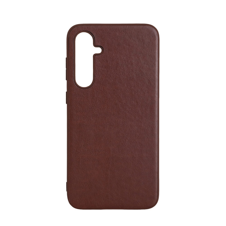 Buffalo Back cover PU Samsung S23 FE 5G Brown ryhmässä ÄLYPUHELIMET JA TABLETIT / Puhelimen suojakotelo / Samsung @ TP E-commerce Nordic AB (C49420)