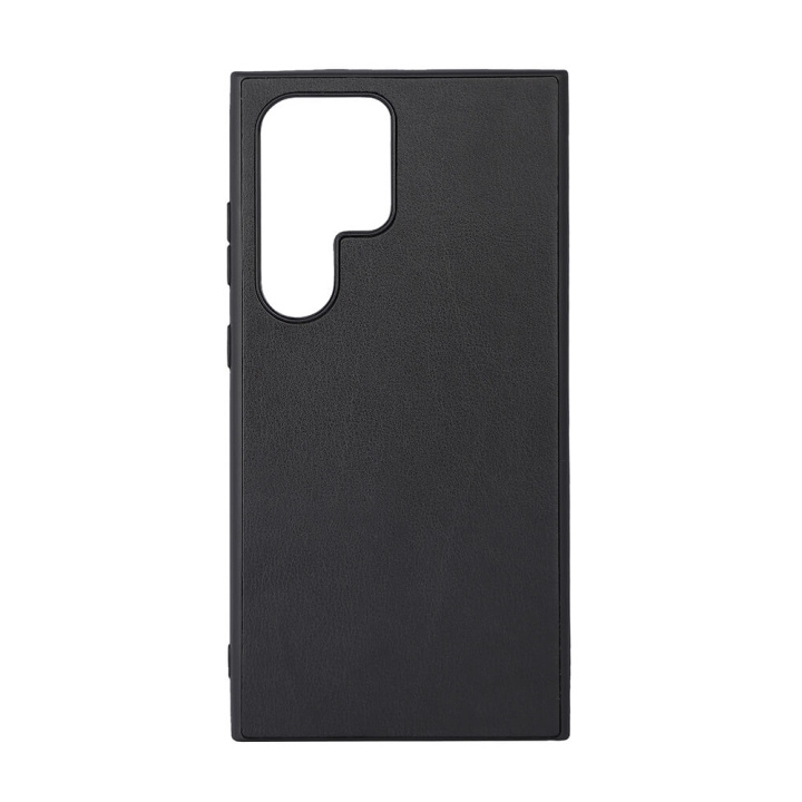 Buffalo Back cover PU Samsung S24 Ultra 5G Black ryhmässä ÄLYPUHELIMET JA TABLETIT / Puhelimen suojakotelo / Samsung @ TP E-commerce Nordic AB (C49422)