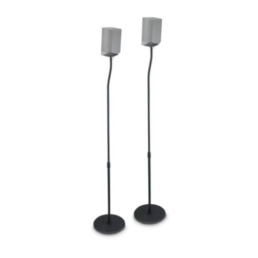 Hama Speaker Stand Universal 2-pack Black ryhmässä KODINELEKTRONIIKKA / Ääni & Kuva / Kaiuttimet & Tarvikkeet / Kaiutinkiinnikkeet @ TP E-commerce Nordic AB (C49465)