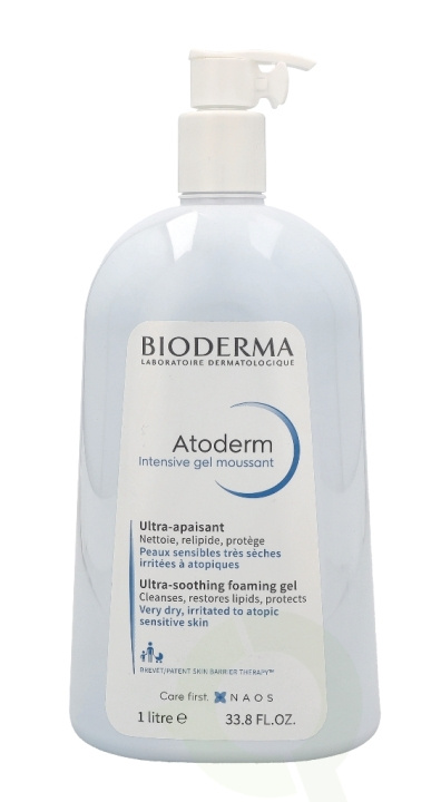 Bioderma Atoderm Intensive Gel Moussant 1000 ml Very Dry, Irritated To Atopic Sensitive Skin ryhmässä KAUNEUS JA TERVEYS / Ihonhoito / Kasvot / Puhdistus @ TP E-commerce Nordic AB (C49581)