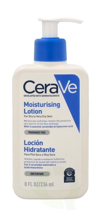 Cerave Moisturising Lotion 236 ml For Dry To Very Dry Skin ryhmässä KAUNEUS JA TERVEYS / Ihonhoito / Kehon hoito / Vartalovoide @ TP E-commerce Nordic AB (C49607)