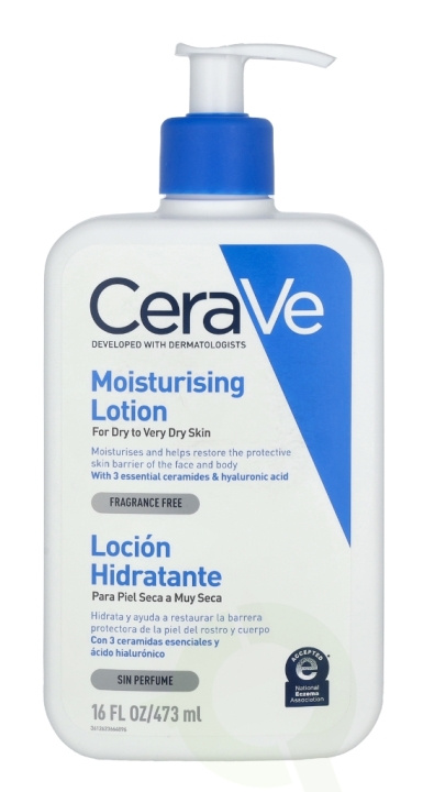 Cerave Moisturising Lotion 473 ml For Dry To Very Dry Skin/Fragrance Free ryhmässä KAUNEUS JA TERVEYS / Ihonhoito / Kehon hoito / Vartalovoide @ TP E-commerce Nordic AB (C49608)