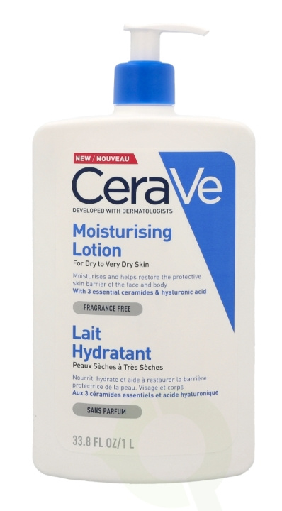 Cerave Moisturising Lotion 1000 ml For Dry To Very Dry Skin ryhmässä KAUNEUS JA TERVEYS / Ihonhoito / Kehon hoito / Vartalovoide @ TP E-commerce Nordic AB (C49610)